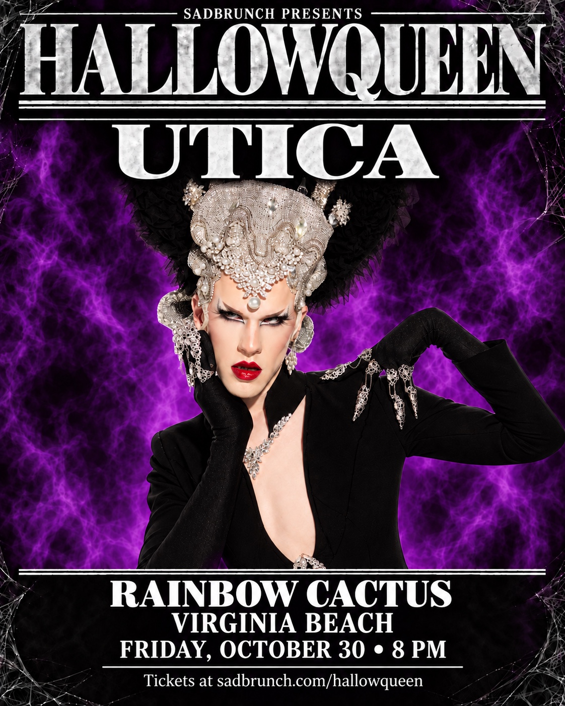 HallowQueen with Utica — Rainbow Cactus, Virginia Beach — October 30, 8 PM